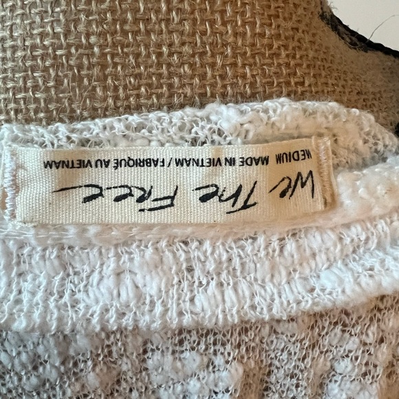 Perfect Light Sweater For Now!   We The Free Ocean Air Hacci Sweater in White - Picture 5 of 7